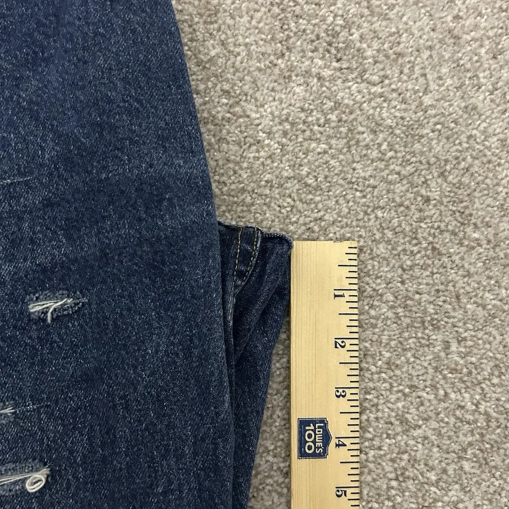 VTG Levis 505 Men's 34x30 Straight Leg Distressed‎ Denim Red Tab Made In USA